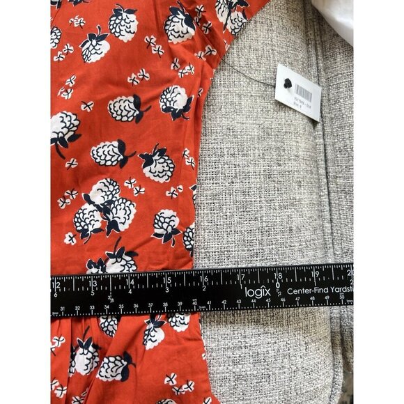 Batsheva Dress Ruffled Sz 8 Floral Poplin Mini Peasant Feminine Farmcore NEW - Picture 13 of 16